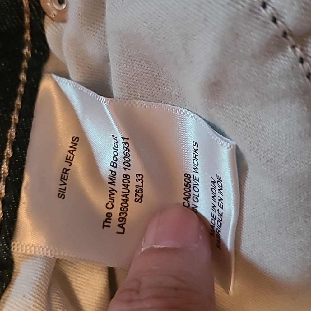 Silver jeans